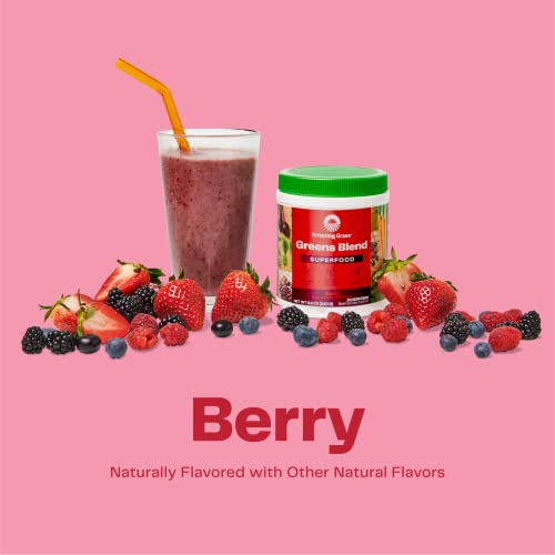 Amazing Grass Greens Blend Superfood: Super Greens Powder Smoothie Mix with Organic Amazing Grass