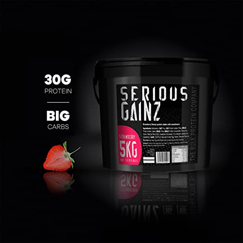 The Bulk Protein Company, SERIOUS GAINZ - Whey Protein Powder - Weight Gain, Mass Gainer