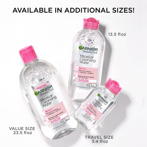 Garnier SkinActive Micellar Water for All Skin Types, Facial Cleanser & Makeup Remover Garnier