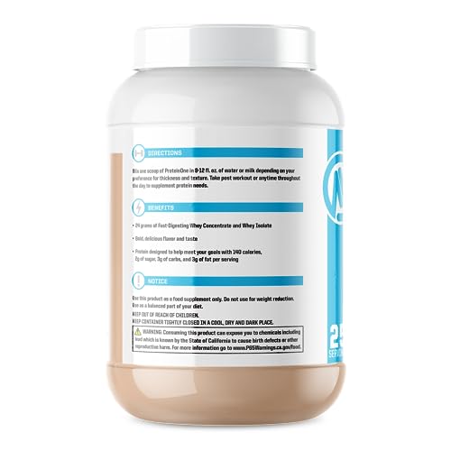 NutraOne ProteinOne Whey Protein Promote Recovery and Build Muscle with a Protein NutraOne