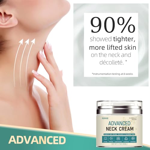 Neck Cream for Tightening Firming: Instant Face Lift Cream - Wrinkle Cream for Women RONKIE