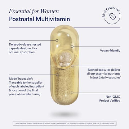 Ritual Postnatal Mom-to-Baby Set, Postpartum Multivitamin and Natal Choline Supplements