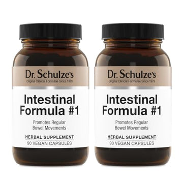 Dr. Schulze's Intestinal Formula #1 Colon Bowel Cleanse, 90 caps, 2 Count