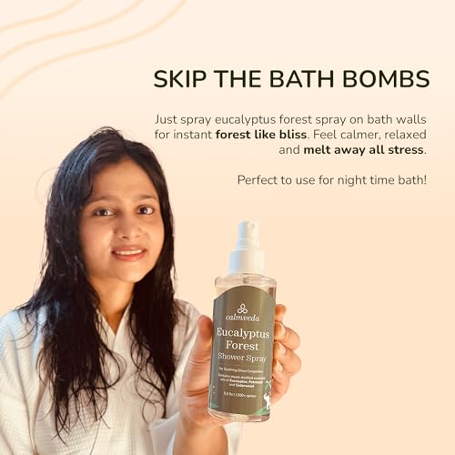 Eucalyptus Shower Spray Spa Feel - Escape to Serene Eucalyptus Forest (1200+ Sprays) Calmveda