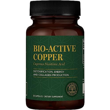 Global Healing Bio-Active Copper Supplement Cu1 - Cuprous Nicotinic Acid Helps Detox 