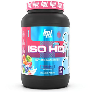 BPI Sports ISO HD – 100% Whey Protein Isolate Powder – Muscle Growth, Recovery