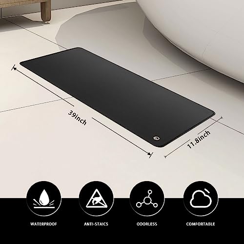 EOHELGRO Grounding Mat Kit, Grounding Mats with 15 Foot Cord, Foot Pad/Computer Mouse Mat EOHELGRO
