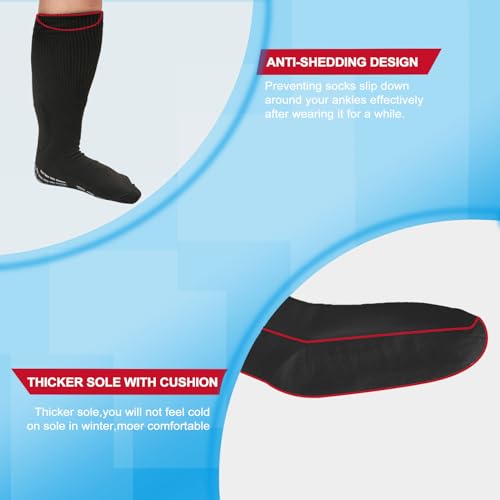 Bulinlulu Extra Width Diabetic Socks Women Men-4 Pairs Super Wide Edema Bulinlulu