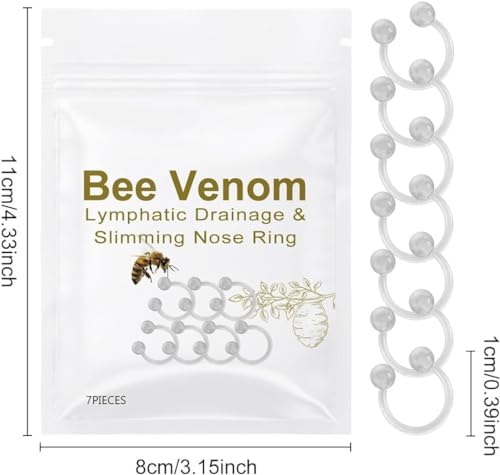 Tarcegta Bee Venom Lymphatic Drainage and Slimming Nose Ring, Bee Venom Lymphatic Drainage tarcegta