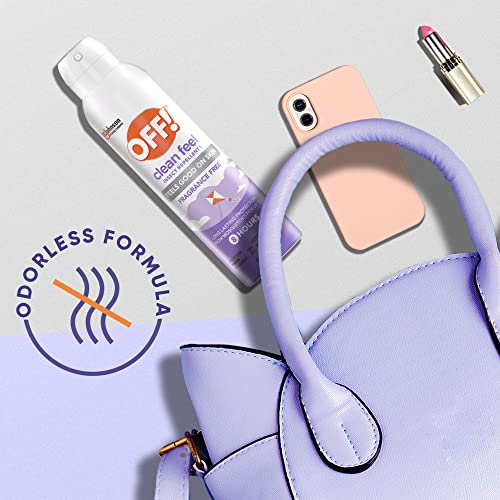 OFF! Clean Feel Insect Repellent Aerosol with 20% Picaridin, Bug Spray OFF!