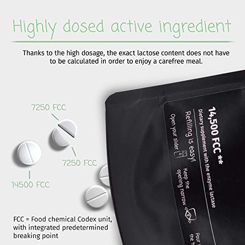 LactoJoy Lactase Pills I 240 Pieces Refill Package I Powerful Lactase Enzymes for Lactose LactoJoy