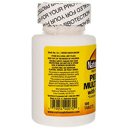 Nature's Blend Multivitamin Prenatal Formula 100 CT (Pack of 2)