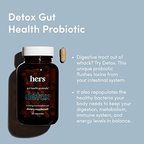 Hers Detox Supplement - Women's Probiotic Supplement for Detoxing - Helps Support HIMS & HERS