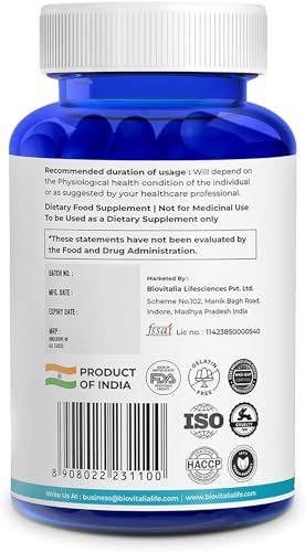 Biovitalia Plant Based Collagen Builder Capsule with Biotin & Vitamin C | Dietary Supplement for Men & Women BIOVITALIA ORGANICS