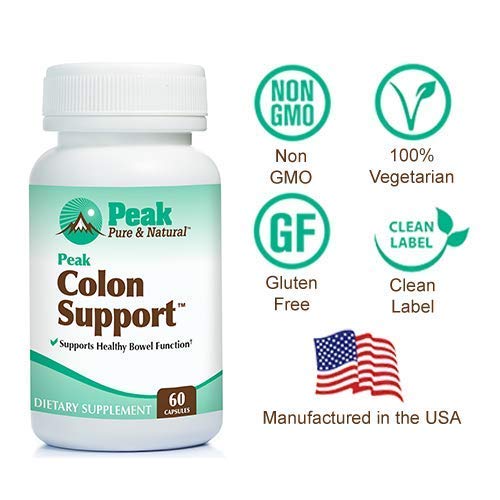 Peak Pure & Natural Colon Support - Colon Cleanse and Detox Supplement for Digestive Peak Pure & Natural