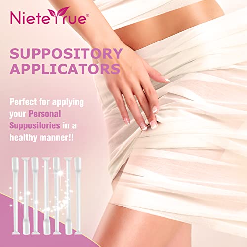 Nieteyrue 20-Packs Suppository Applicators for Women, Disposable, Individually Wrapped Nieteyrue
