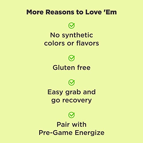 OLLY Post-Game Recover Workout Gummy Rings, Vitamin D, Turmeric, Electrolytes, Pineapple OLLY