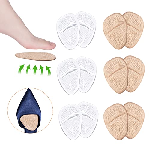 Ball of Foot Cushions, Metatarsal Pads, High Heel Inserts, Forefoot Cushions JUMPOW