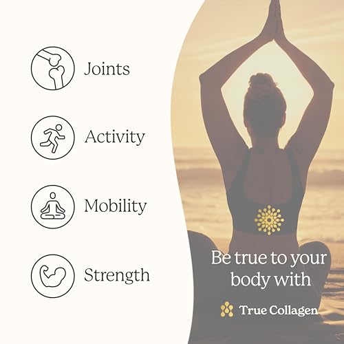 True Collagen Joint Peptides - Pack of 500ml, Berry Flavour | Dietary Supplements with Turmeric & Green Tea Extract True Collagen