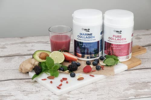 Mr.P Health Pure Collagen Peptides 400g Types I III Food Supplement Unflavoured Powder MR.P Health