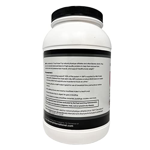Beverly International UMP Protein Powder, Chocolate. Unique Whey-Casein Ratio Builds Beverly International