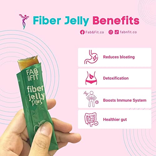 Fab and Fit Fiber Jelly Plus Melon, 10 Sachets Fab Fit