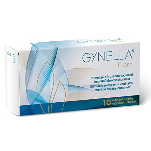 Pharma Brand GYNELLA Flora Vaginal Suppositories 10 Pieces - restores Damaged Vaginal microflora Due to Infection Pharma Brand