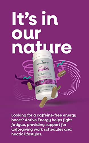 Vegetology Energy Supplements – Iron, Vitamin C & B2, B12, Folate & More – Vitamin Supple VEGETOLOGY