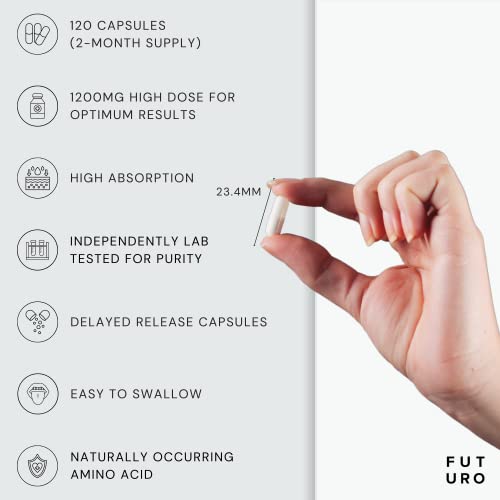 Marine Collagen Capsules 1200mg with VIT C (12mg) and Zinc (1.5mg) - Made in The UK Futuro Labs