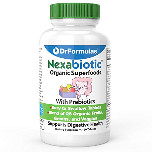 DrFormulas Organic Prebiotic Fiber for Constipation Relief & Weight Loss | Nexabiotic Super