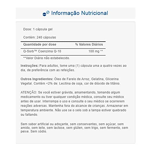 Puritan's Pride CoQ10 100mg, Supports Heart Health, 240 Rapid Release Softgels Puritan's Pride