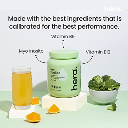 Verem Her Fertilife - Boosts Fertility - Vitamin B12, Inositol, and Folate - 300g