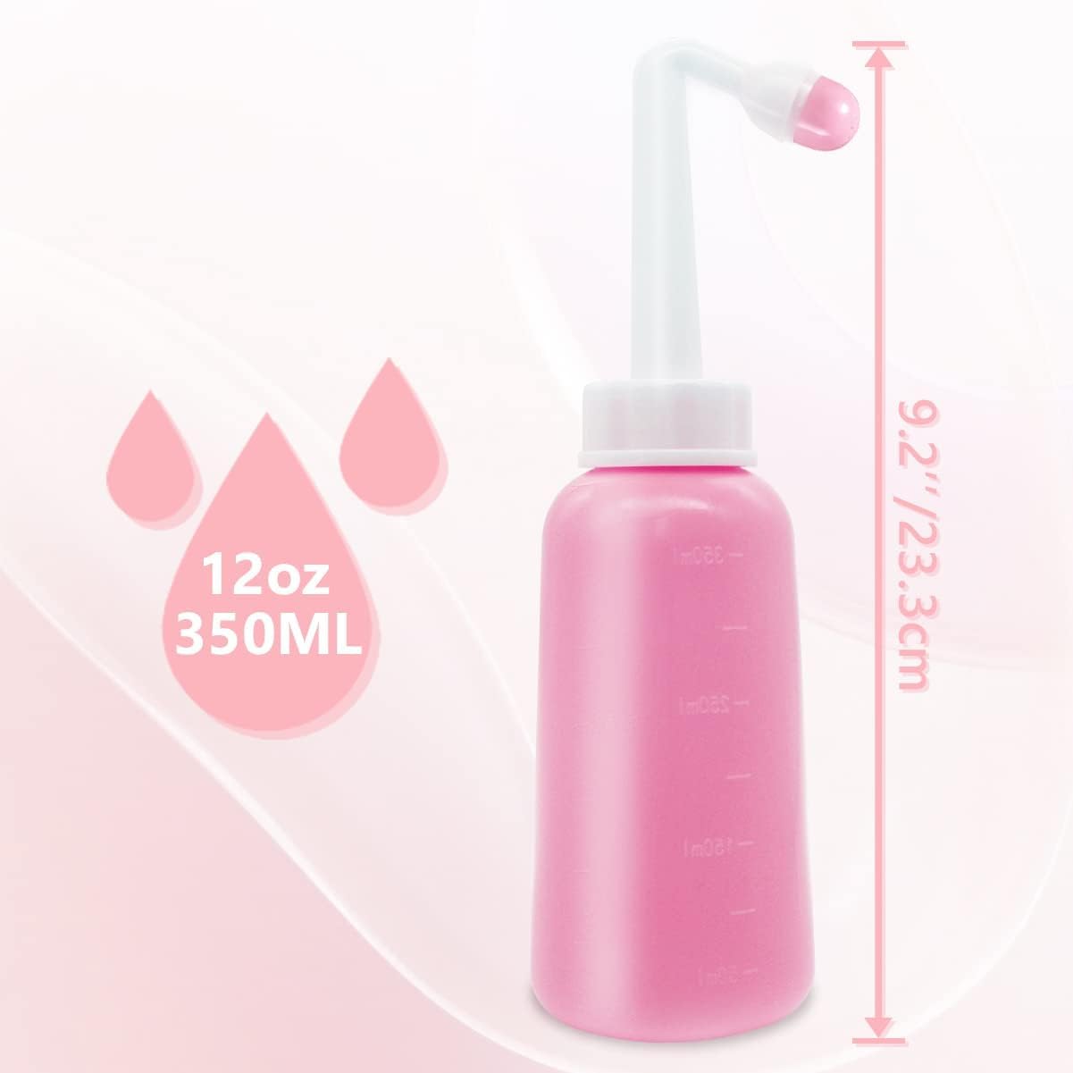 Premium Peri Bottle for Postpartum Care | Upside Down Peri Bottle, Dermoplast Spray Showvigor