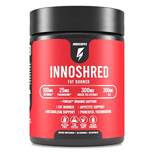 Inno Shred - Day Time Fat Burner | 100mg Capsimax, Grains of Paradise, Organic Caffeine InnoSupps
