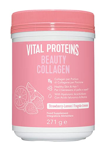 Vital Proteins Beauty Collagen Peptides Powder Strawberry Lemon 271g