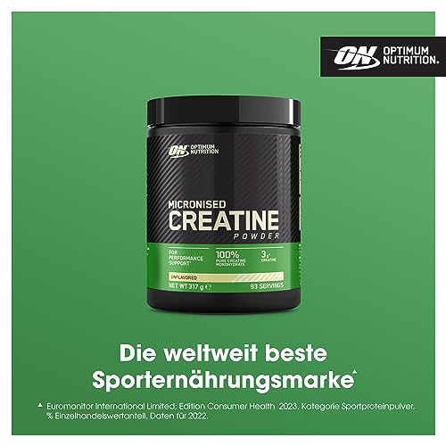 Optimum Nutrition Micronised Creatine Powder, 100% Pure Creatine Monohydrate Powder Optimum Nutrition