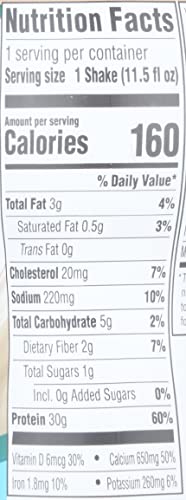 Premier Protein Shake, Café Latte Liquid, 30g Protein, 1g Sugar, 24 Vitamins & Minerals Premier Protein