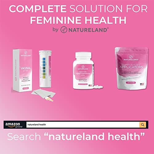 Natureland [20/40 Pack Vaginal Suppository Applicators for Women,Soft Tip Auxiliary Tool for Pills Natureland