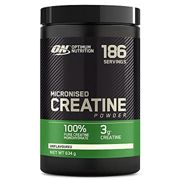 Optimum Nutrition Micronised Creatine Powder, 100% Pure Creatine Monohydrate Powder