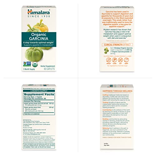 Himalaya Organic Garcinia Cambogia for Weight Loss, Promotes Healthy Body Weight 