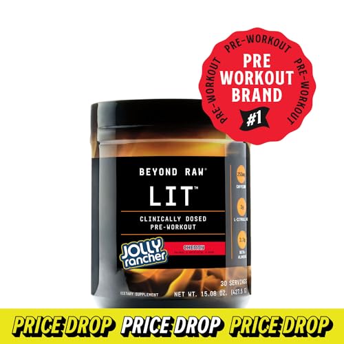BEYOND RAW LIT | Clinically Dosed Pre-Workout Powder | Contains Caffeine BEYOND RAW