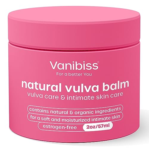 Vanibiss Natural Vulva Balm - Vulva Cream & Tender Skin Care -Topical Vulvar Moisturizer