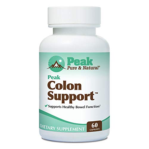Peak Pure & Natural Colon Support - Colon Cleanse and Detox Supplement for Digestive