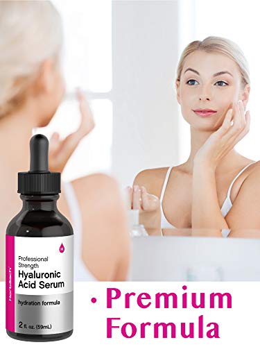 Hyaluronic Acid Serum For Face | 2 oz | Paraben & SLS Free Moisturizer | by Horbaach Horbäach