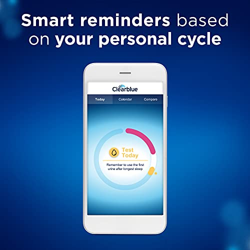 Clearblue Connected Ovulation Test System featuring Bluetooth connectivity and Advanced Clearblue