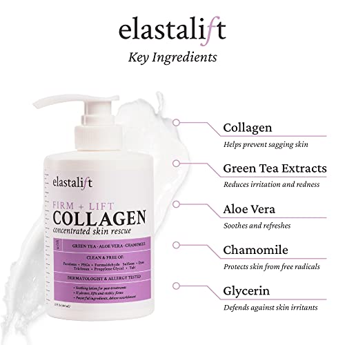 Elastalift Collagen Cream Skin Care Face Lotion & Body Lotion For Dry Skin | Skin Tightening Elastalift