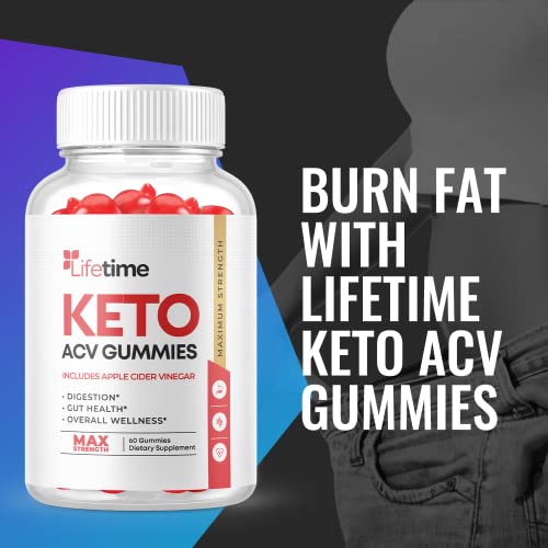 Lifetime Keto Gummies - Vegan, Non GMO - Lifetime ACV Keto Gummies with Apple Cider Ark Labs