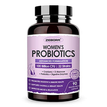 Probiotics for Women Digestive Health with Enzymes & Prebiotics 100 Billion | Vaginal Probiotics