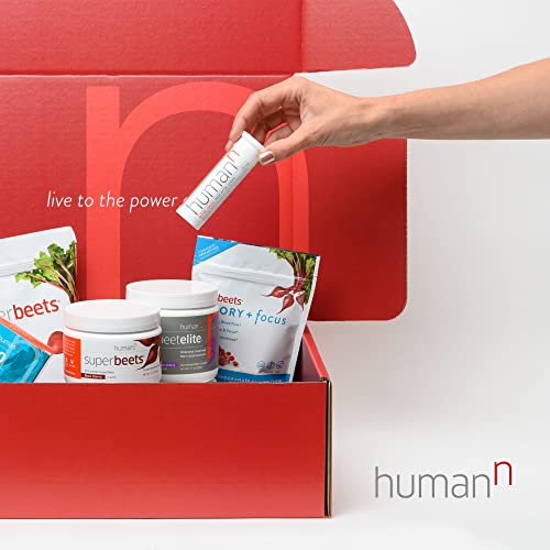 HumanN SuperBeets - Beet Root Powder - Nitric Oxide Boost for Blood Pressure, Circulation 