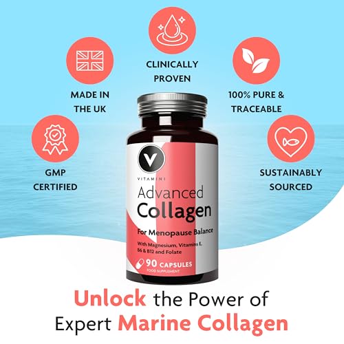 Premium Advanced Collagen Capsules for Menopause and Perimenopause – Collagen V Vitamini